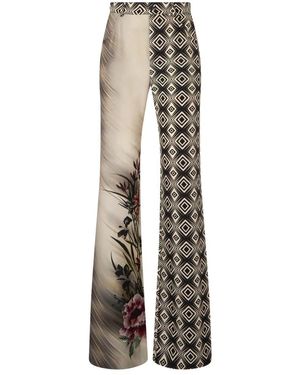 Alberta Ferretti Wide Trousers - Multicolor