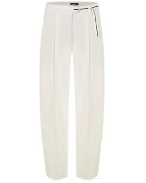 Cambio Straight Trousers - White