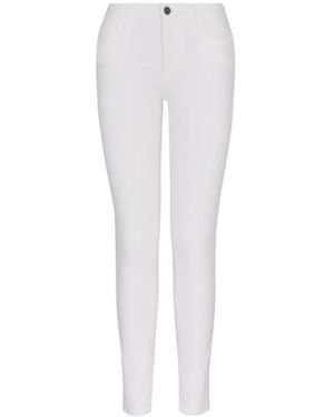 ARMANI EXCHANGE Skinny Trousers - White