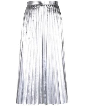 Junya Watanabe Langer Plissee-Rock - Blau