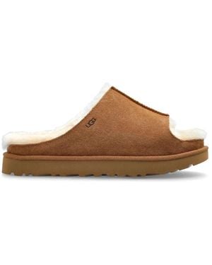 UGG Schoenen ,Suède Greenport Slide - Bruin