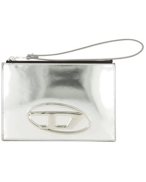 DIESEL Wallets & Cardholders - Metallic