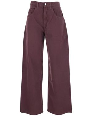 ICON DENIM Wide Jeans - Purple