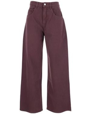 ICON DENIM Wide Jeans - Violet