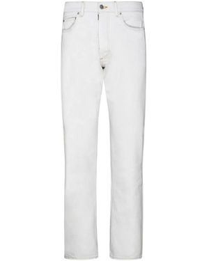 Maison Margiela Straight Fit Jeans - White