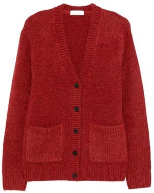 Dries Van Noten V-Hals Vest - Rood