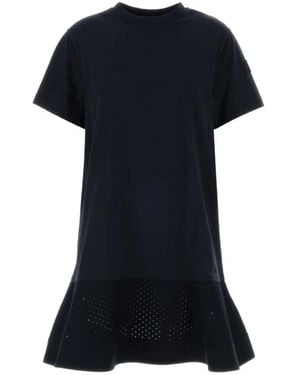 Moncler Mini-Jurk Met Korte Mouwen - Zwart