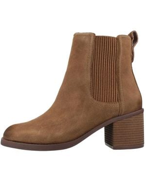 Clarks Heeled Boots - Marrón