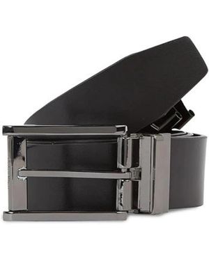 Calvin Klein Accessoires ,Zwart ,Leer K50K510931 Reversible Belt