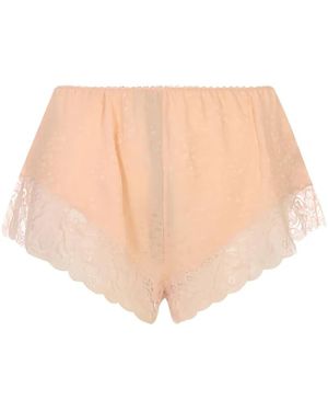 Chloé Korte Broeken ,Roze ,Lingerie Shorts - Naturel