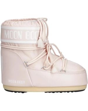 Moon Boot Mb Icon Low Nylon - Pink