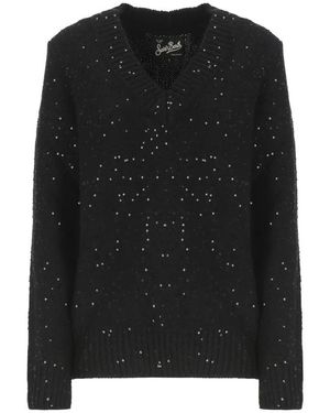 Mc2 Saint Barth Elara Paillettes Sweater - Zwart
