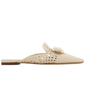 Ferragamo Mules - Natural