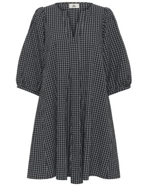 Karen By Simonsen Kleedjes ,Grijs ,Katoen Kbellen Indie Jurk