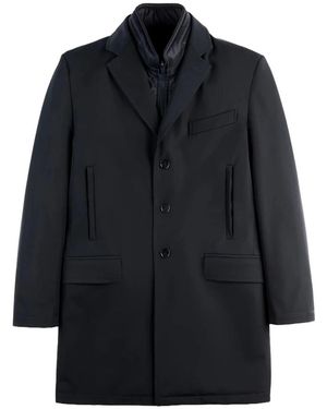 Fay Single-Breasted Coats - Black