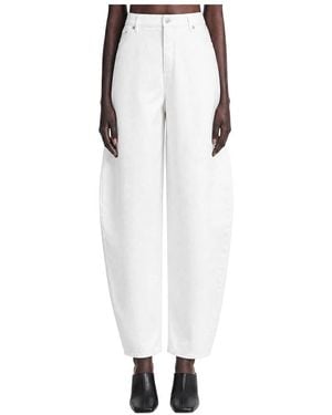 Alaïa Loose Fit Jeans - White