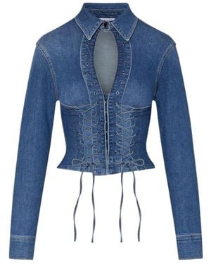 Liu Jo Denim Shirts - Blue