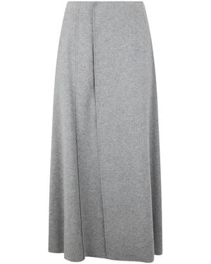 Alberta Ferretti Midi Skirts - Grey