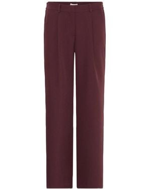 Ichi Straight Hosen - Lila
