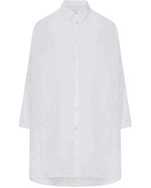 120% Lino Overhemden ,Wit ,Linnen Kortmouw Regular-Fit Linnen Shirt