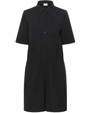 Kaffe Playsuits - Negro