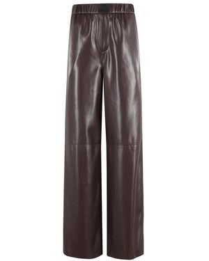 Isabelle Blanche Wide Trousers - Marrón