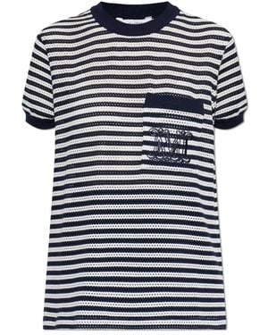 Max Mara Tops ,Blauw ,T-Shirts