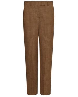 Marella Slim-Fit Trousers - Brown