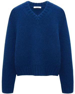 Dorothee Schumacher V-Neck Knitwear - Bleu