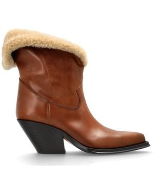 Chloé Cowboy Boots - Marron