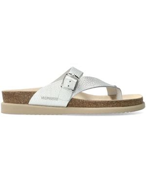 Mephisto Flip Flops - Metallic