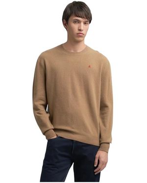 Replay Round-Neck Knitwear - Neutro