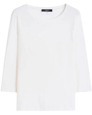 Weekend by Maxmara Long Sleeve T-Shirts - White