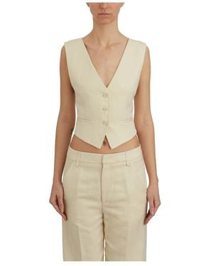 Dondup Vests - Natural