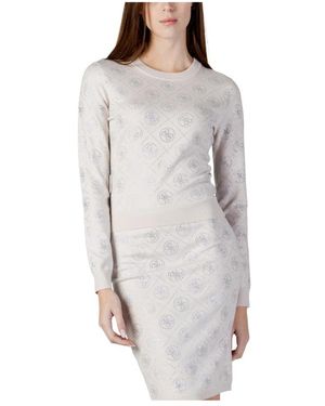 Guess Round-Neck Knitwear - Grey