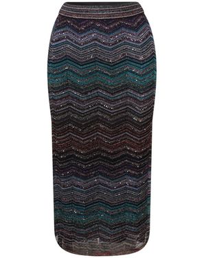 Missoni Midi Skirts - Gris