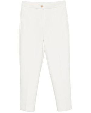 Max Mara Feroce Cropped Broek - Wit