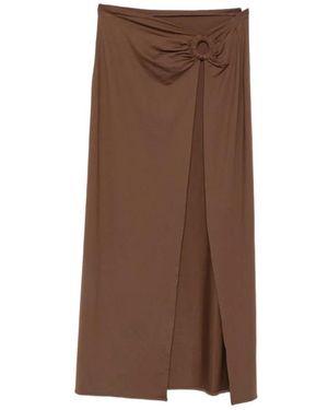 Fisico Maxi Skirts - Marrón