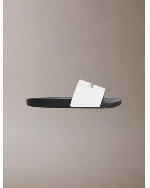 Calvin Klein Ciabatte A Fascia - Grijs