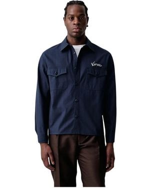 KENZO Light Jackets - Azul