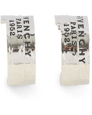 Givenchy Accessoires ,Grijs ,Tape Oorbellen - Wit