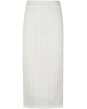 Max Mara Rokken ,Wit ,Midi Rokken