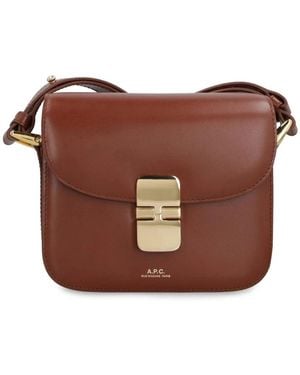 A.P.C. Cross Body Bags - Marrone