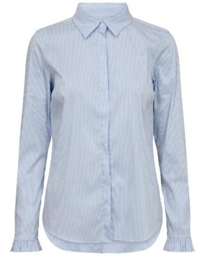 Mos Mosh Mmmattie Flip Stripe Shirt - Blauw