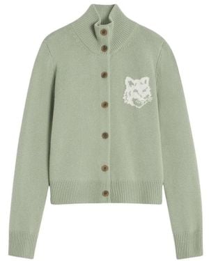 Maison Kitsuné Cardigans - Green