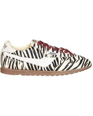 Autry Schoenen ,Veelkleurig ,Katoen Windspin Sneakers - Meerkleurig