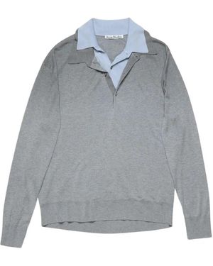Acne Studios V-Neck Knitwear - Grijs