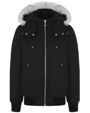Moose Knuckles Bomber Jackets - Black