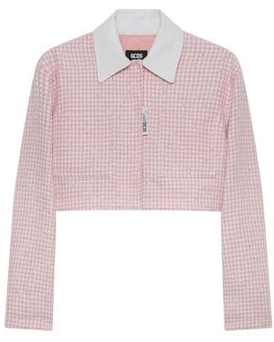 Gcds Tweed Jackets - Pink