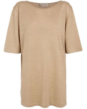 Cortana Round-Neck Knitwear - Natural